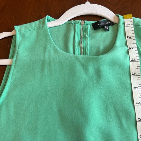 The Limited Green Draped Sleeveless Blouse, Size XS - Picture 12 of 13